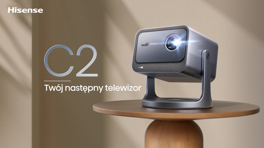 Projektor HISENSE C2 - Laserowy projektor 4K