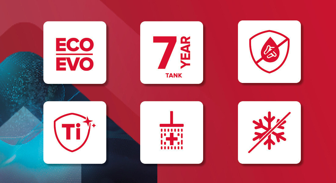 Bojler elektryczny ARISTON Lydos Dune Plus 100 l Wygoda i bezpieczeństwo technologia Eco Evo dostosowanie praca Funkcja antylegionella  zdrowie bakterie Legionella powłoka TITAN SHIELD technologia WaterPlus funkcja antyzamrożeniowa