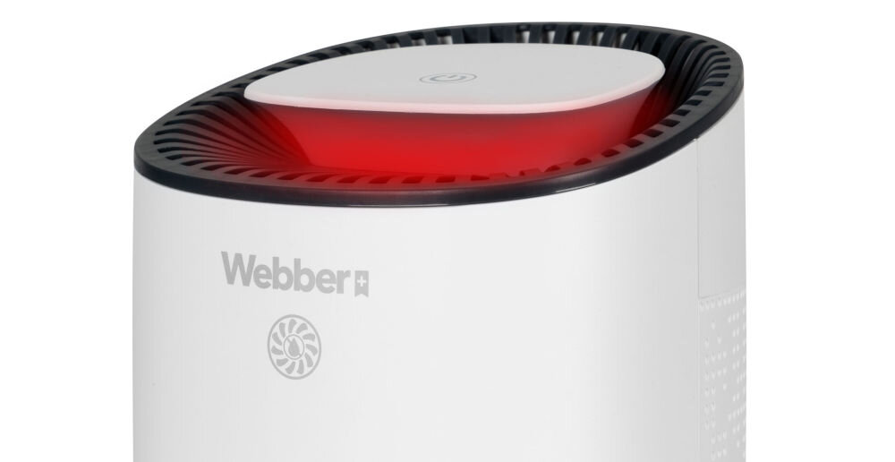 Osuszacz WEBBER Ticino DEQ1 automatyczne wyłączenie zbiornik na wode pojemność czerwona lampka wskaźnik koniecznośc opróżnienia zbiornika bezpieczne bezproblemowe użytkowanie