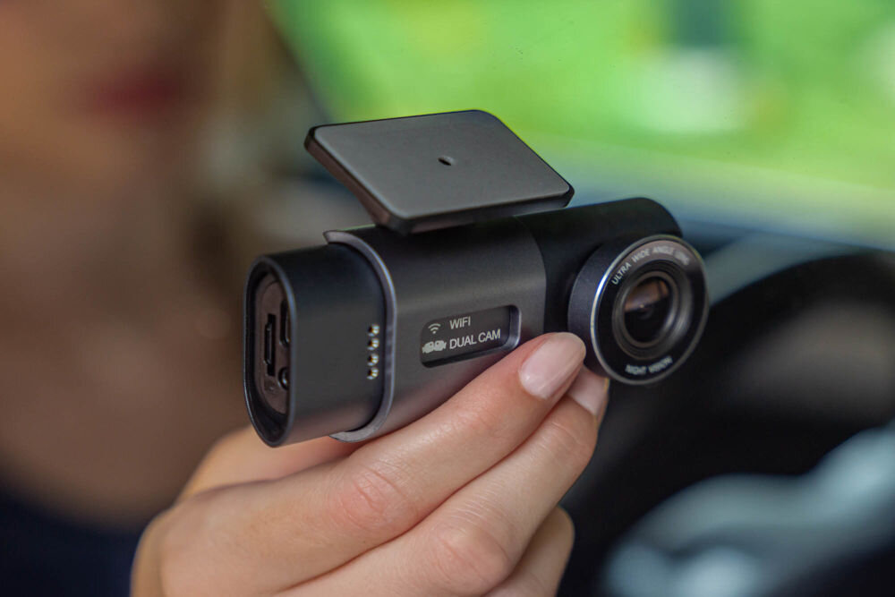 Wideorejestrator GOLDENLINE DC820 DUAL CAM sensor 2MP rejestracja tablic rejestracyjnych detale obrazu