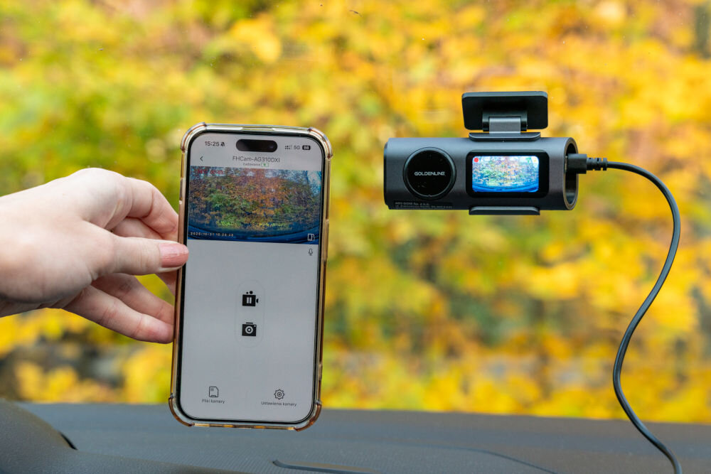 Wideorejestrator GOLDENLINE DC820 DUAL CAM