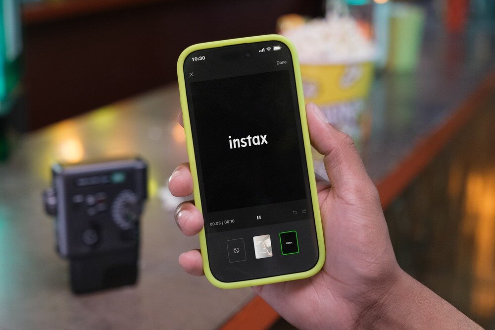 FUJIFILM Instax Mini Evo Cinema EX D edycja wideo aplikacja Bluetooth WiFi