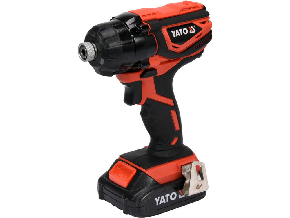 Zakrętarka YATO YT-82800 niewielka ergonomiczna konstrukcja do małych ciasnych przestrzeni do użytkowania w domu w profesjonalnych warsztatach waga 1,1 kg łatwe przenoszenie
