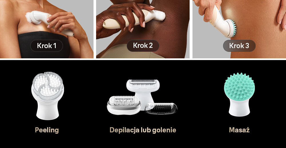 Depilator BRAUN Silk-epil 9 9-481 Flex 360 3D Bikini Nogi przygotowanie skóry, głowica Flex, długotrwała gładkość skóry