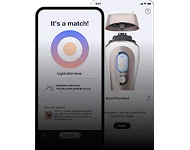 Ekran z komunikatem ‘It’s a match!’ i grafiką sparowanego urządzenia oraz przyciskiem kontynuacji.