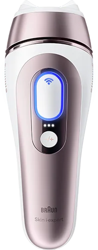 Depilator Braun IPL z logo BRAUN i Skin iExpert.