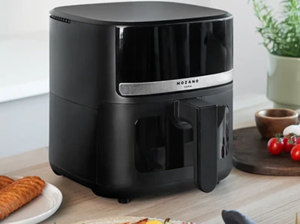 Air Fryer Frytkownica beztłuszczowa MOZANO Slide 5L okienko podglądu, kontrola potraw, stała temperatura