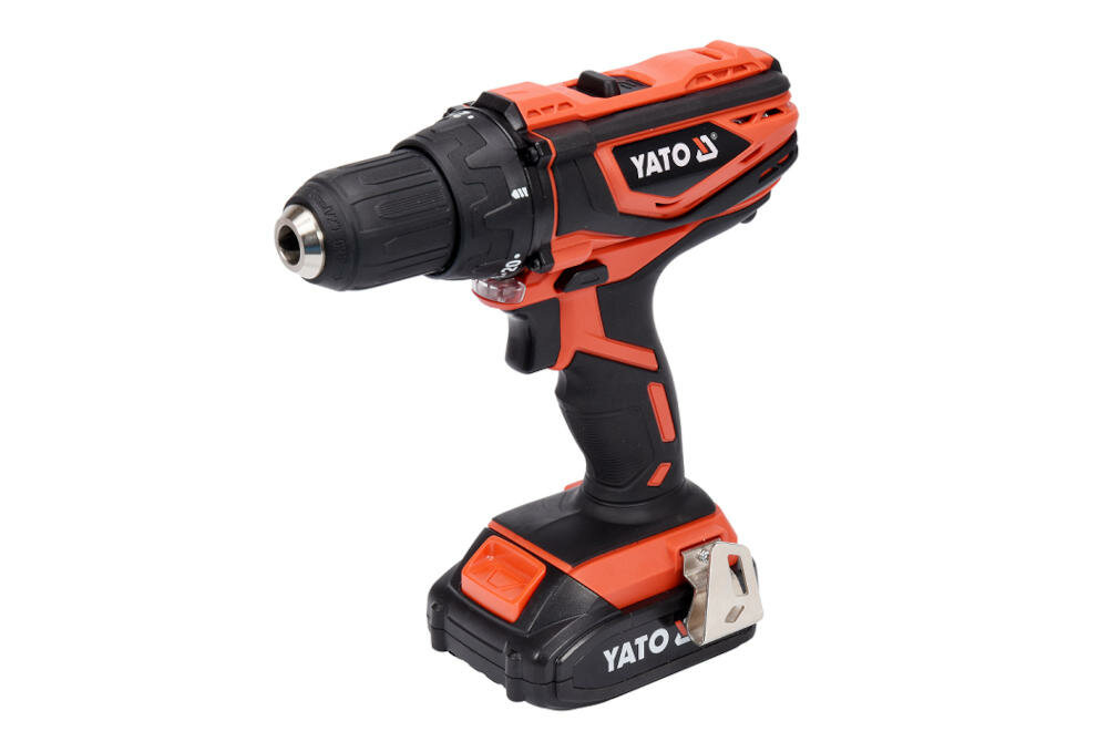 YATO-YT-82780 stabilna wszechstronna wiertarka wkrętarka przekładnia regulacja prędkość obrotowa przekładnia wiercenie metal drewno wkręty
