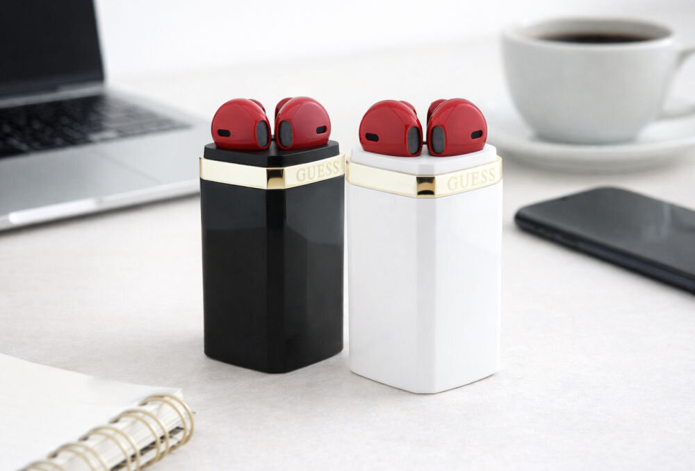 Słuchawki TWS Guess Lipstick 2 sterowanie dotykowe gesty