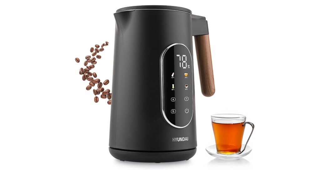 Czajnik HYUNDAI VK690B szeroki zakres temperatur, do różnych napojów, wydobywa smak i aromat