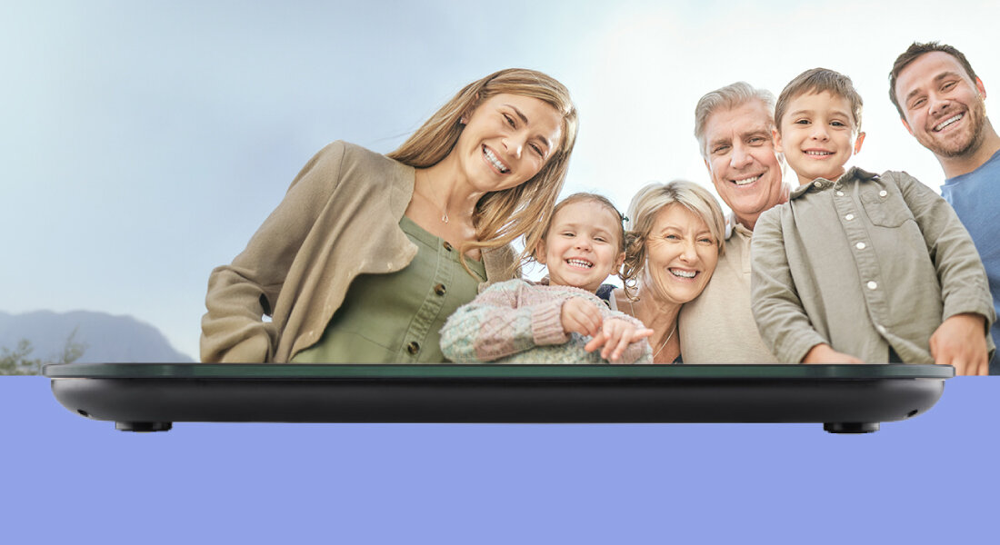 Waga łazienkowa ETA Tracey ETA377990000 zapisywanie danych dla 10 użytkowników, analiza wagi, dokładne pomiar