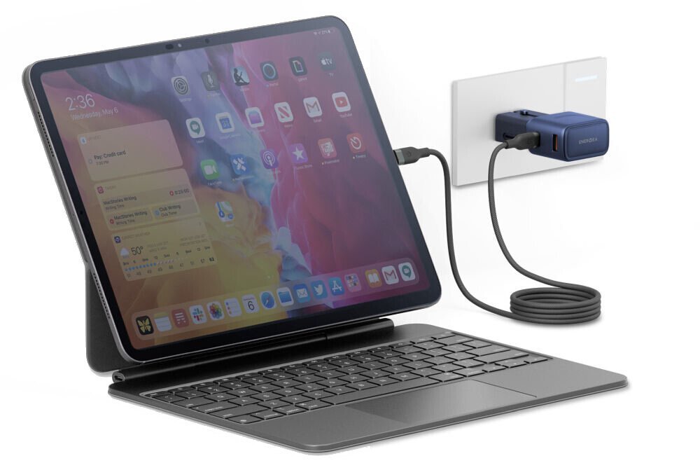 Ładowarka sieciowa ENERGEA TravelGo 35W Niebieski Zadbaj o wygodę!