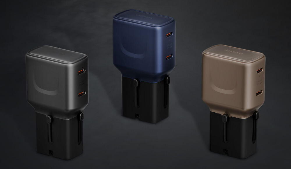 Ładowarka sieciowa ENERGEA TravelGo 45W Grafitowo-czarny Zadbaj o wygodę!