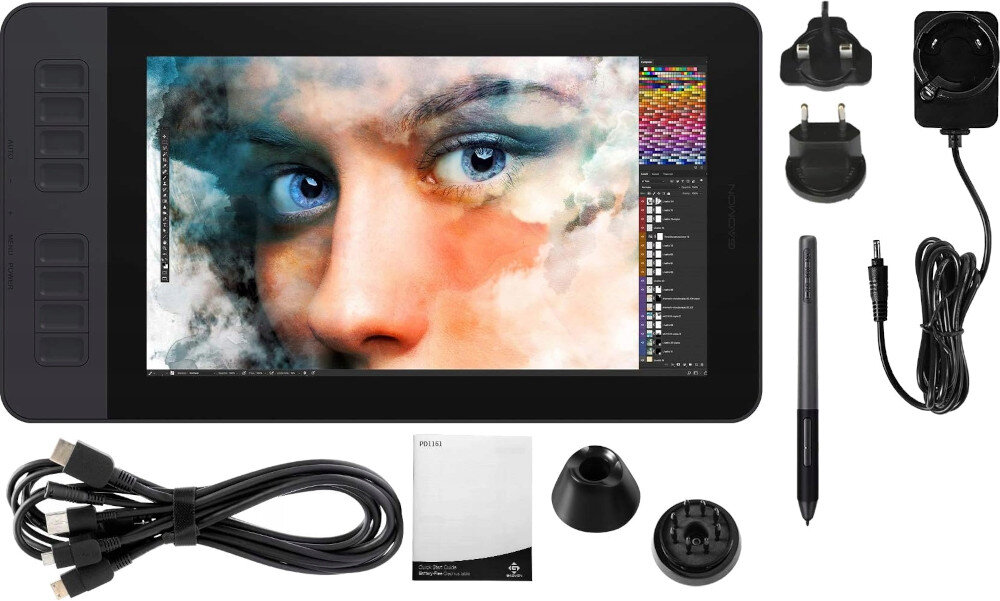 Tablet graficzny GAOMON PD1161 akcesoria zestaw