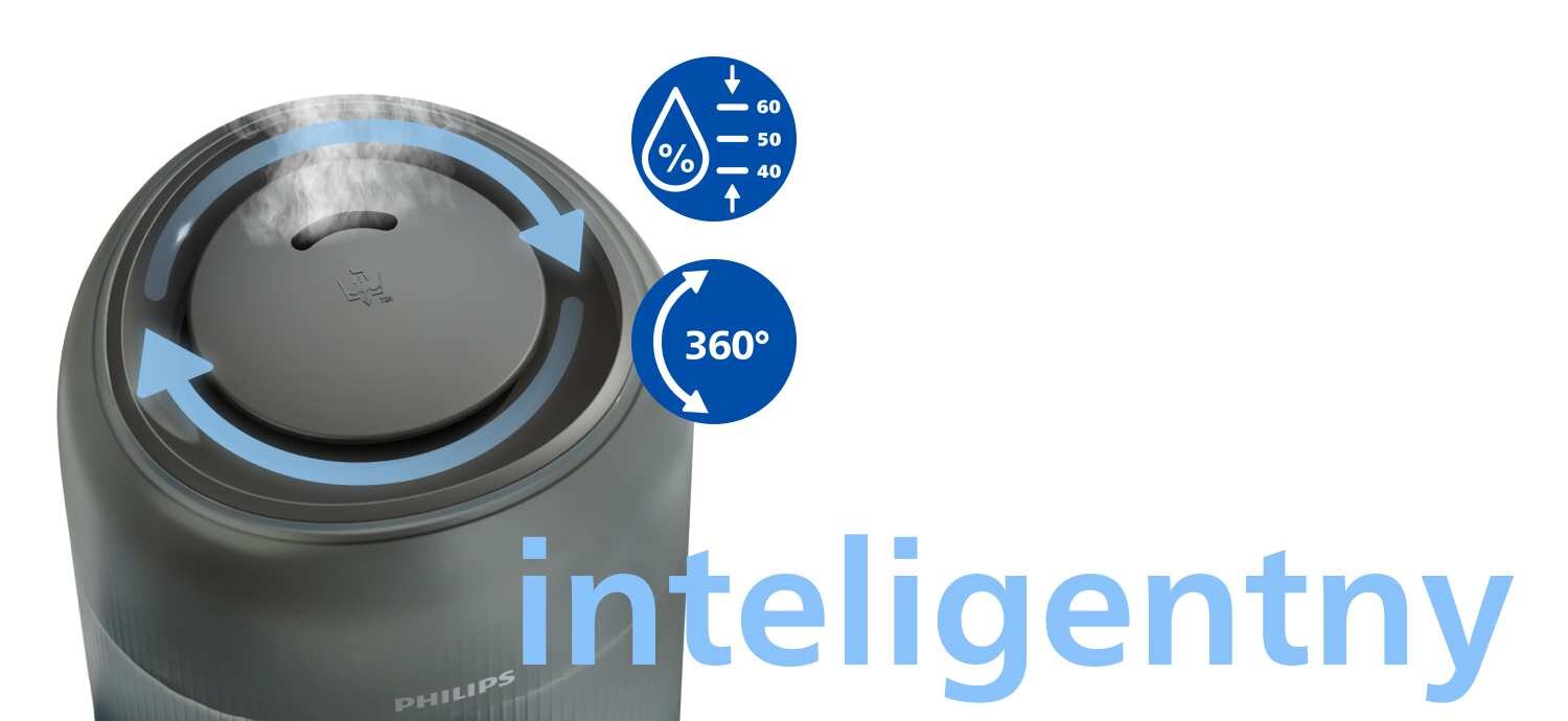 Automatycznie&nbsp;wykrywa poziom wilgotności