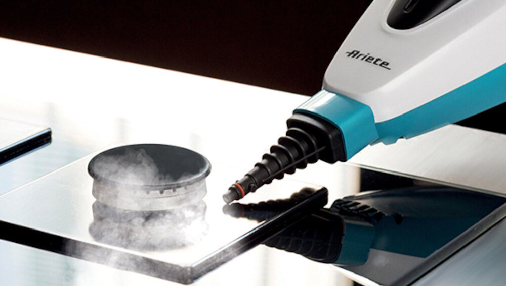 Mop parowy ARIETE 4175/00 Biały tłusta powierzchnia piekarnik kuchenka patelnia garnki czyszczenie