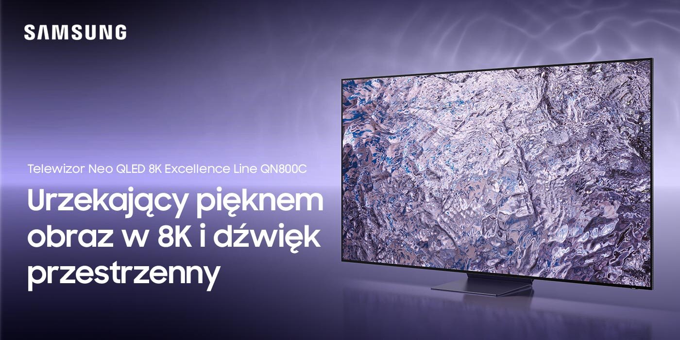 Telewizor Samsung QE65QN800CTXXH z serii Neo QLED - urządzenie dostępne w ofercie sklepu Media Expert