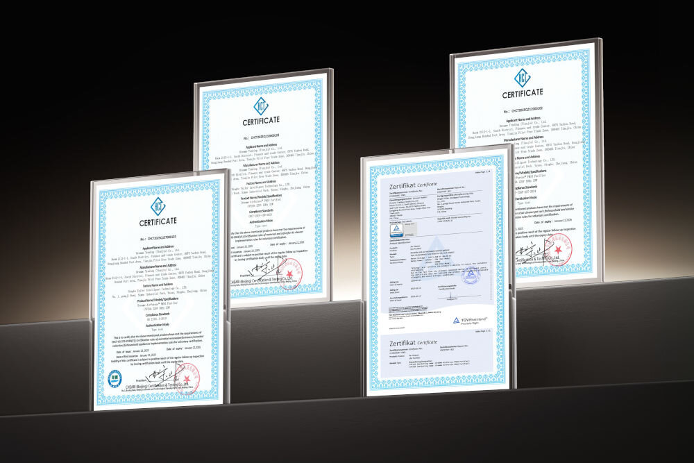 Oczyszczacz powietrza DREAME AirPursue PM10 certyfikaty filtrów światło UVC technologia plasmanoca jony srebra neutralizacja zapachów usuwanie wirusów bakterii