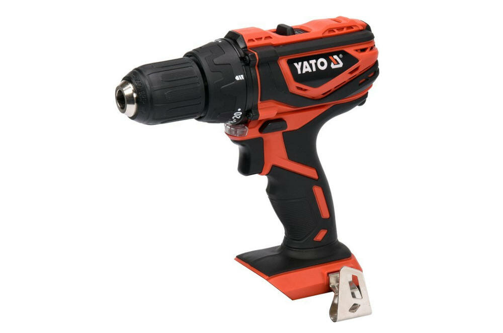 YATO-YT-82783 stabilna wszechstronna wiertarka wkrętarka przekładnia regulacja prędkość obrotowa przekładnia wiercenie metal drewno wkręty