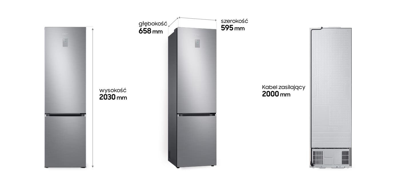 Lodówka Samsung rb38c675cs9 wymiary Lodówka Samsung rb38c675cs9 wymiary