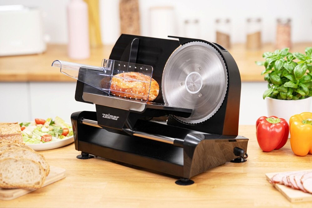 Krajalnica ZELMER ZFS0920 szybkie i równe krojenie, sprawna praca, bez szarpania, większa kontrola