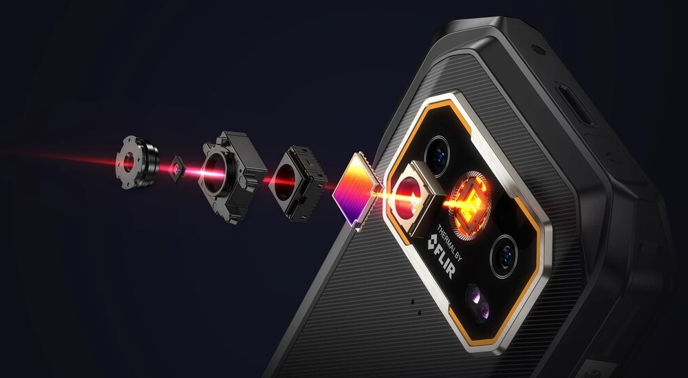 ULEFONE Armor 27T Pro kamera termowizyjna FLIR MSX VividIR inspekcje techniczne