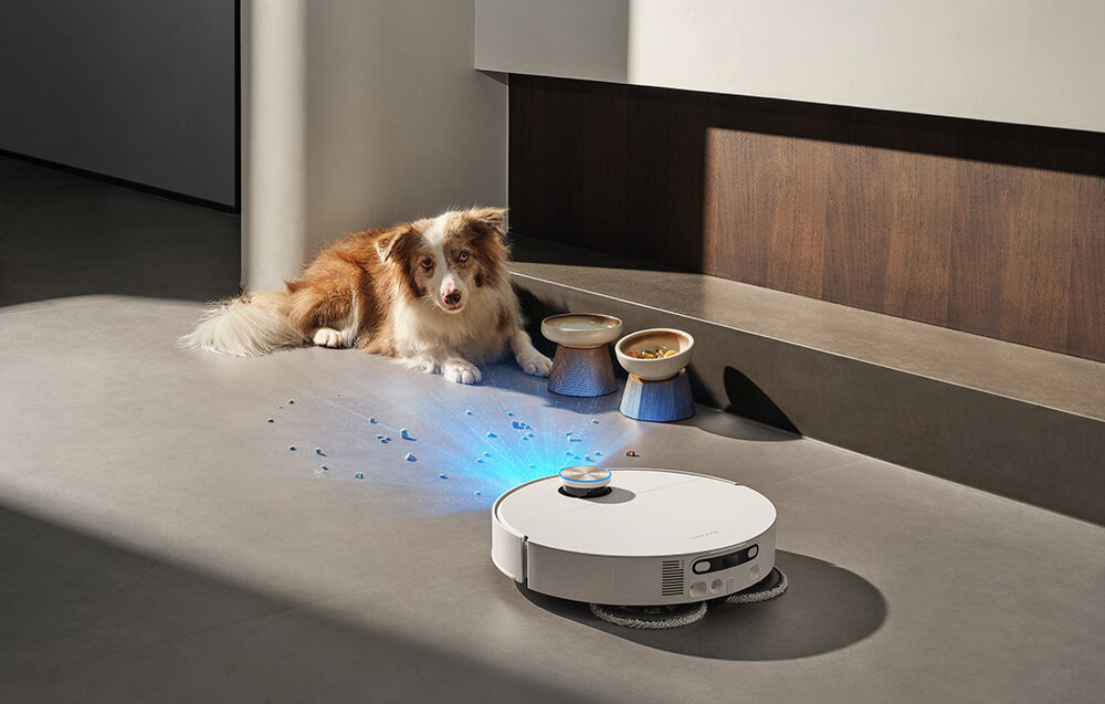 ROBOT SPRZĄTAJĄCY DREAME X60 ULTRA Biały Przeszkody i Siła Vormax™ System ProLeap™ z automatycznie wysuwanymi elementami wysokość trzykołowy układ AgiLift™ moc ssania sierść, okruchy czy żwirek