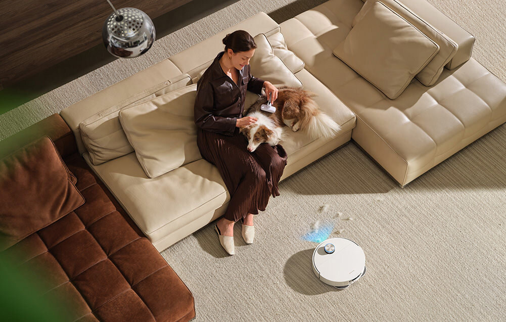 ROBOT SPRZĄTAJĄCY DREAME X60 ULTRA Biały Bez plączących się włosów system podwójnych szczotek HyperStream™ Detangling DuoBrush 2.0  wałki obracają się z prędkością do 1600 rpm wysuwana komora dociskowa włosy długość