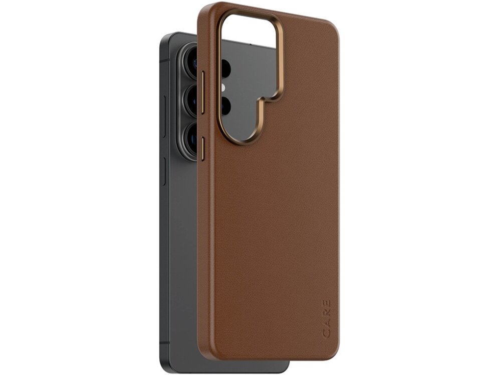 Etui kompatybilne z MagSafe do Samsung Galaxy S 2026 brązowe