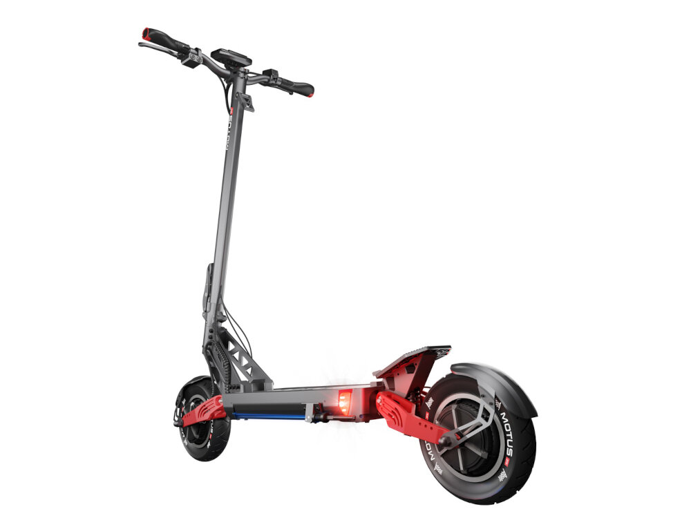 Hulajnoga MOTUS PRO10 Sport Daytona 20km 2x1000W 2 amortyzatory 10 Czarny sygnal dzwiekowy tempomat wieksze bezpieczenstwo oszczednosc energii