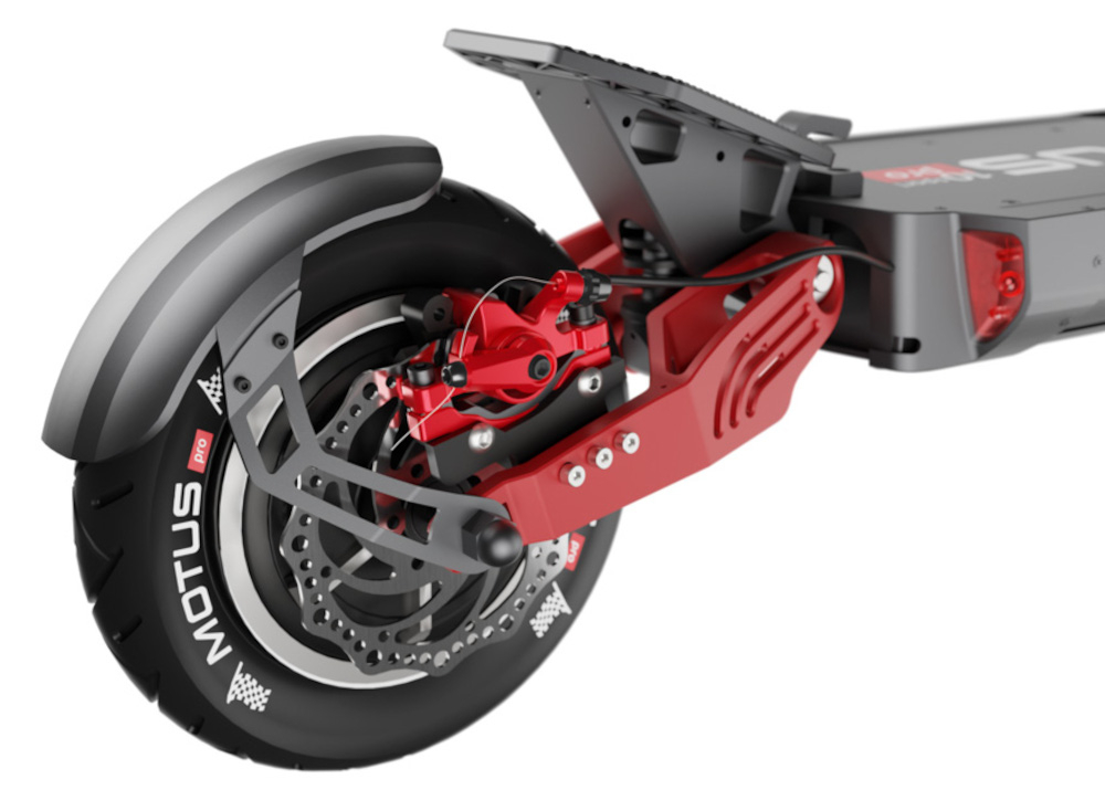 Hulajnoga MOTUS PRO10 Sport Daytona 20km 2x1000W 2 amortyzatory 10 Czarny hamulce przedni i tylny tarczowy duza sila hamowania kierunkowskazy