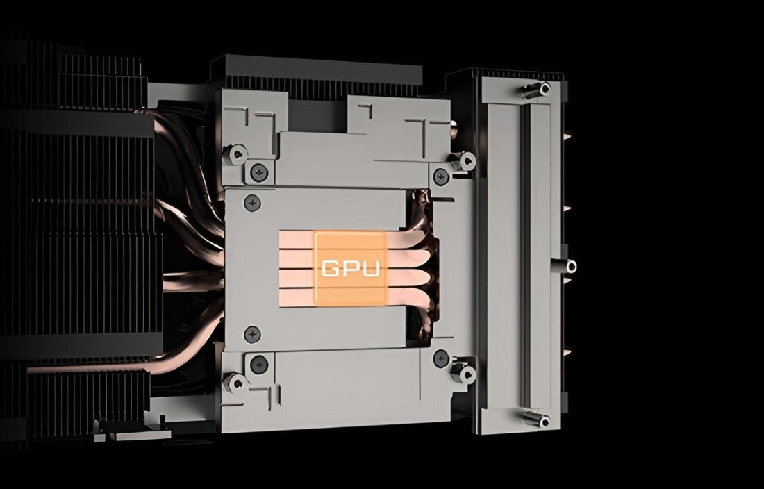 Karta graficzna GIGABYTE GeForce RTX 4070 Super Windforce OC 12GB - rurki cieplne 