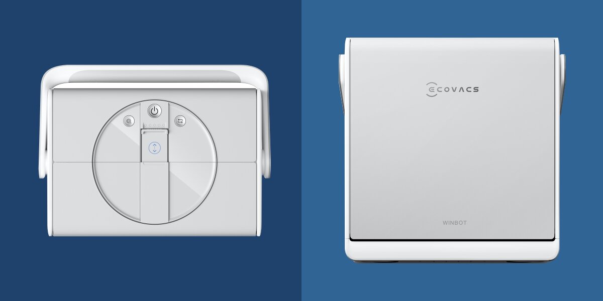 Robot do mycia okien ECOVACS Winbot W2S Omni  Stacja, która robi wszystko