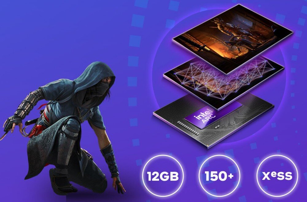 Karta graficzna ASROCK Arc B580 Steel Legend OC 12GB działanie układ graficzny technologie