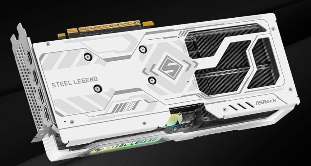 Karta graficzna ASROCK Arc B580 Steel Legend OC 12GB porty złącza podłączenie rozdzielczość