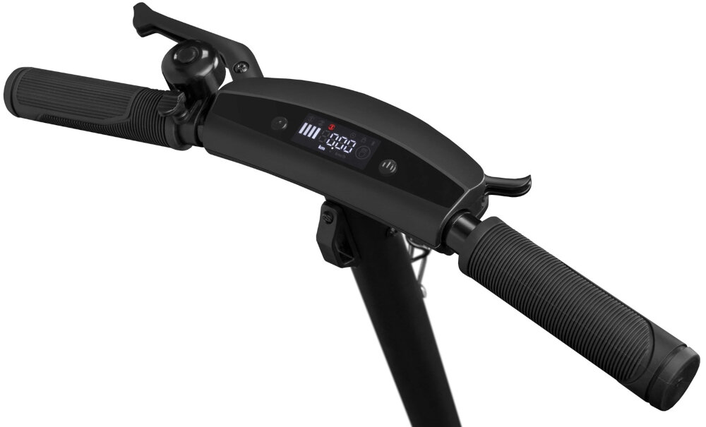 Hulajnoga elektryczna NEOLINE T26 Czarny intuicyjny wielofunkcyjny wyswietlacz kontrola najwazniejszych parametrow modul Bluetooth aplikacja Neoline E-Ride na Android od wersji 5,0