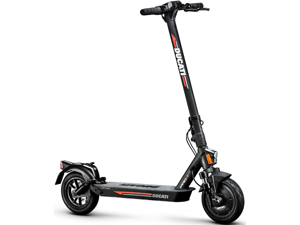 Hulajnoga elektryczna DUCATI Pro II Evo Czarny 4 tryby jazdy Pieszy Eco Comfort Sport tempomat