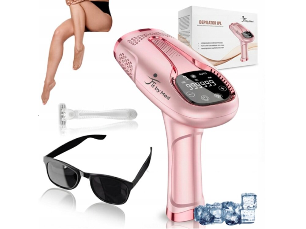 Depilator FITBYMED BHRL4-RS IPL Ice Cool funkcja Ice Cool, zmniejszenie uczucia ciepła, ogranicza podrażnienia