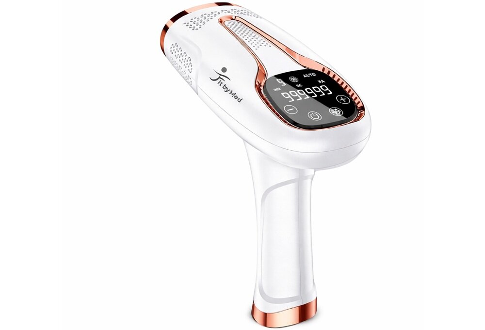 Depilator FITBYMED BHRL4-WH IPL Ice Cool technologia IPL, przerywa cykl wzrostu włosa, ogranicza częstsze golenie