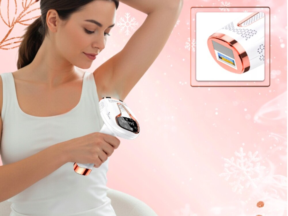 Depilator FITBYMED BHRL4-WH IPL Ice Cool czujnik kontaktu, większe bezpieczeństwo, bez obaw