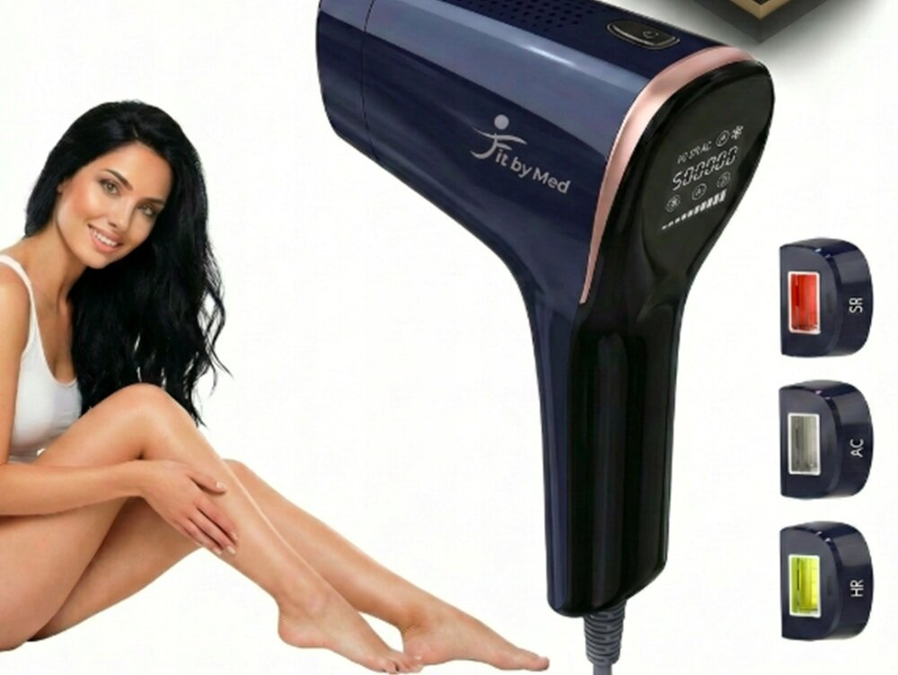 Depilator FITBYMED T19B IPL Ice Cool funkcja Ice Cool, zmniejszenie uczucia ciepła, ogranicza podrażnienia