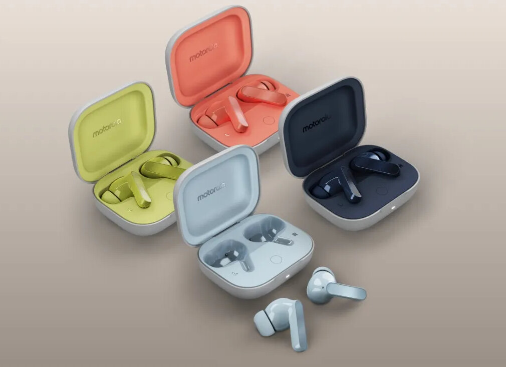 Sluchawki dokanałowe MOTOROLA Moto Buds ANC Zielony ladowanie czas pracy czas dzialania