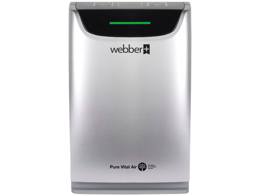 Oczyszczacz powietrza WEBBER AP9405B tryb nocny cicha praca odpowiednie do sypialni funkcja tryby nocnego działa na bardzo niskich obrotach spokojny sen nie zakłóca snu dba o jakość powietrza optymalne warunki do odpoczynku 