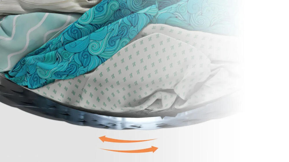 HISENSE DHQA902U PL odwracanie bęben ubrania równomierne suszenie zaplątanie