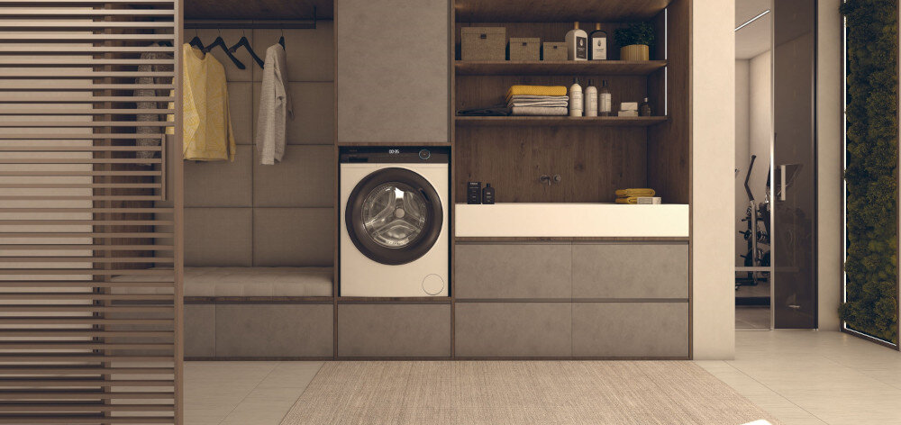 PRALKA SLIM HAIER I-PRO2 HW70-BP14929-S seria 3 ABT Higieniczne pranie