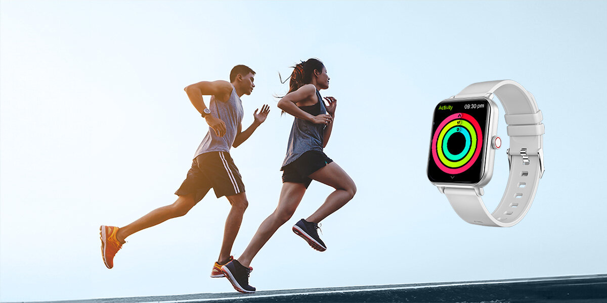 Smartwatch MYPHONE Watch Classic 2 aktywnosc zachlapanie android ios aplikacja tempo puls kalorie rekordy