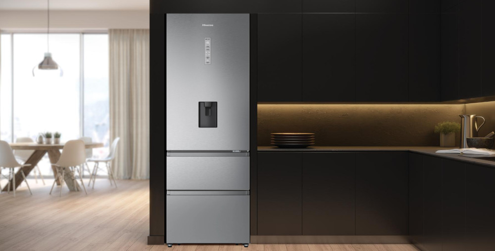 LODÓWKA HISENSE RF632N4AFE1 szuflada owoce warzywa FreshCrisper