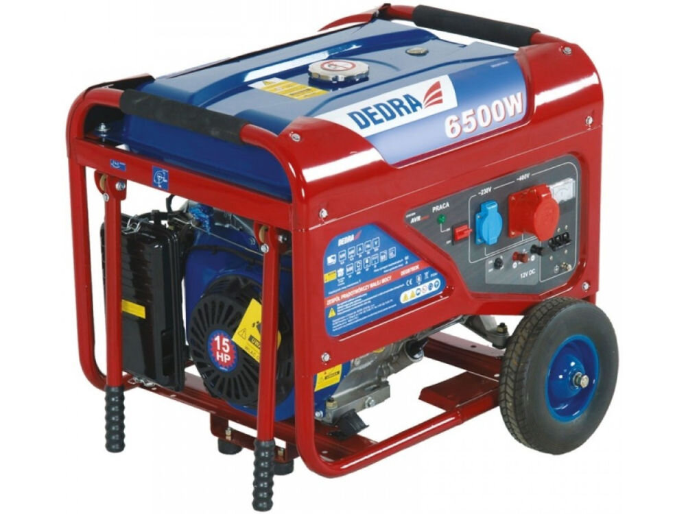 Agregat prądotwórczy DEDRA DEGB7503K moc 11 kW 3600 obr gniazda