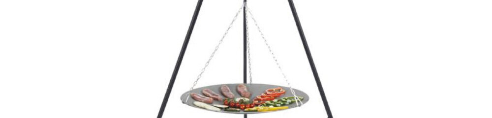 Patelnia ogniskowa FARMCOOK na trójnogu 56 cm Nobel średnica 56 cm innowacyjne rozwiązanie wysokiej jakości