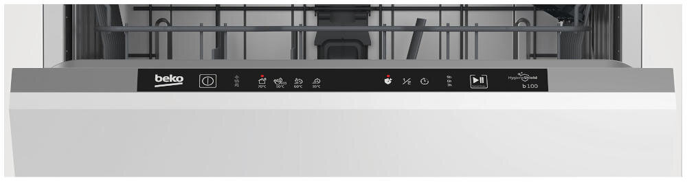 BEKO wygodny panel sterowania program zmywanie pokrętło funkcja zabrudzenie ikonki